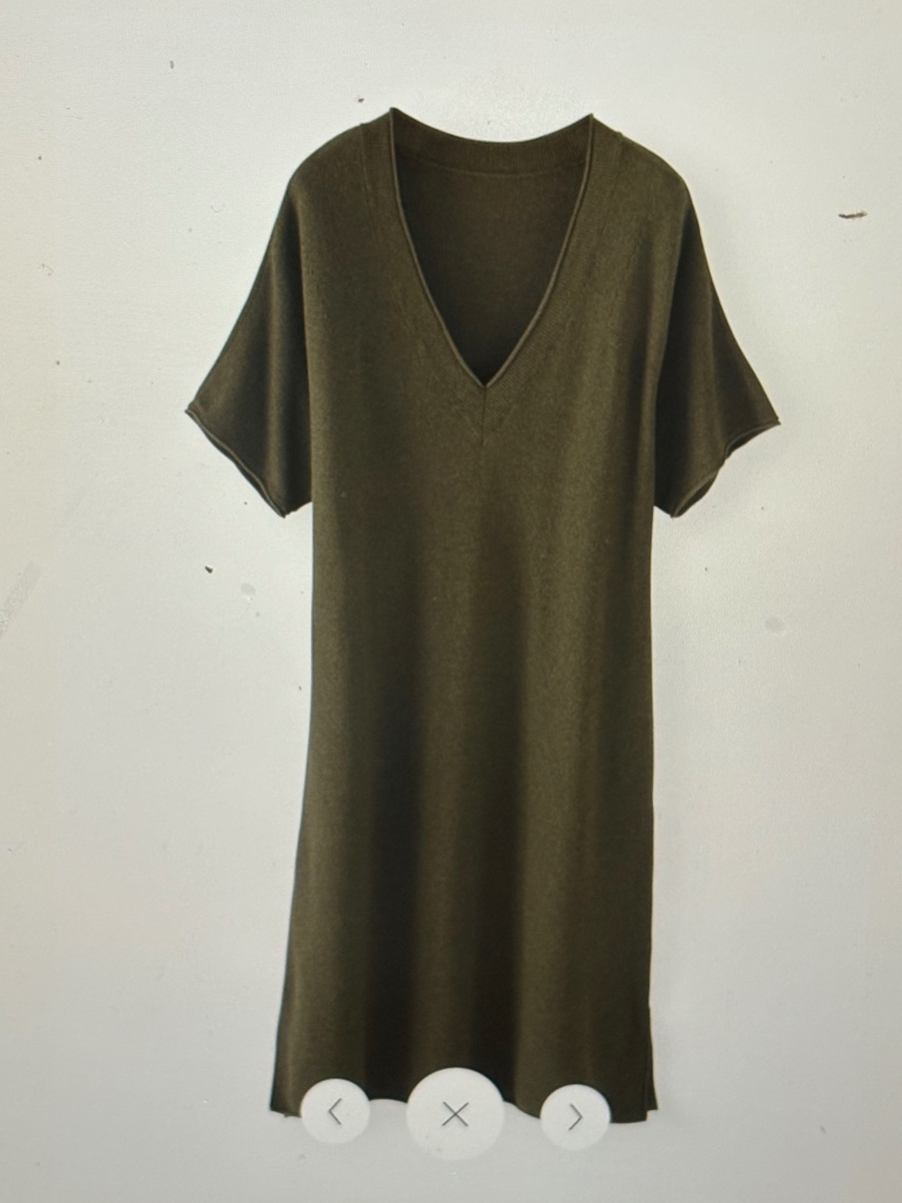 Wrap London Knitted V-Neck Dress, style code ZK07